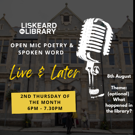 Liskeard Library Live and Later